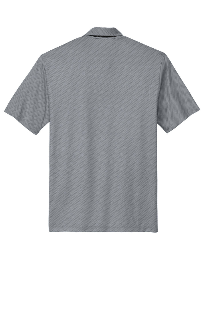 Rear View of CoolGrey Nike Vapor Dash Polo NKDX6688