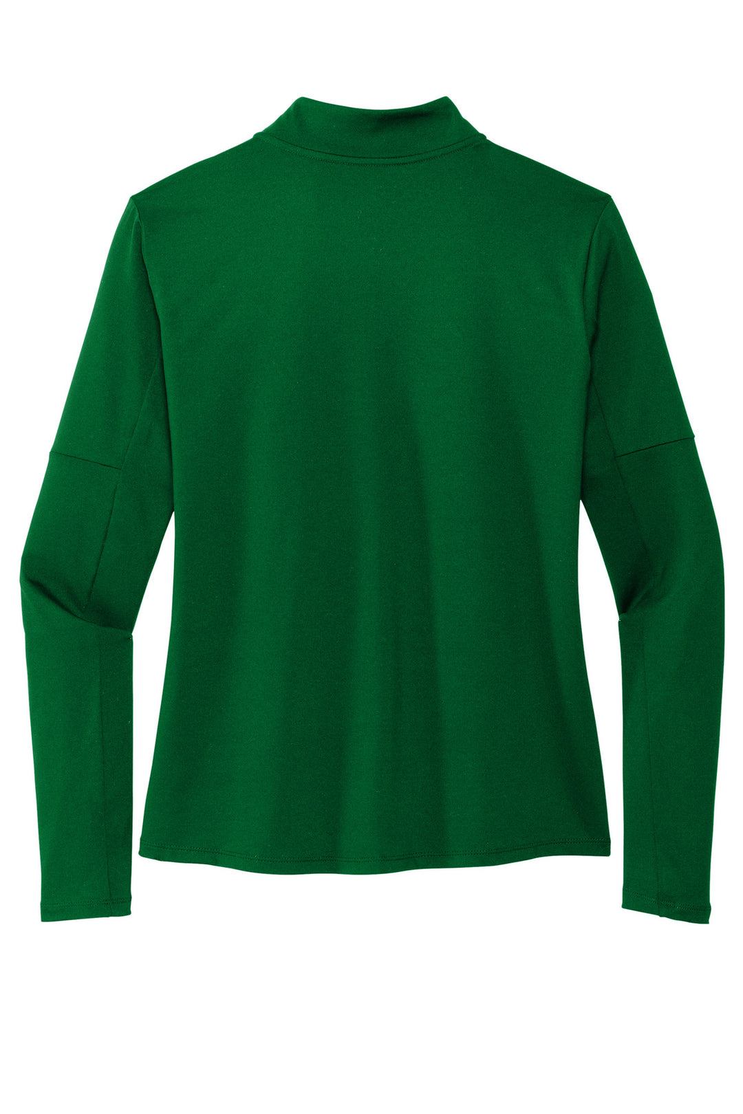 Rear View of DarkGreen Nike Women's Dri-FIT Element 1/2-Zip Top NKDH4951