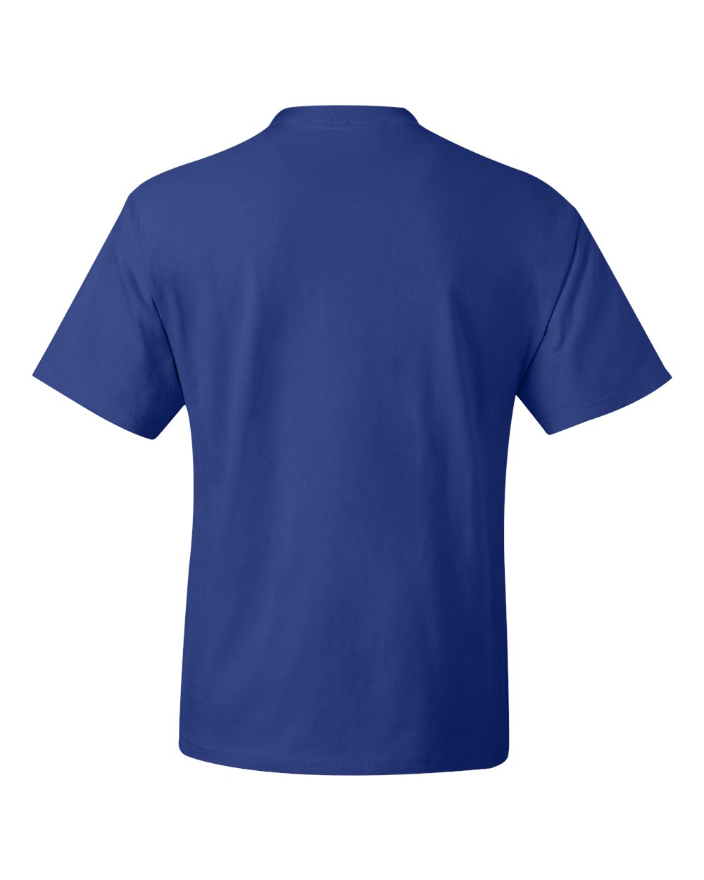Rear View of Deep Royal Beefy-T® T-Shirt - 5180