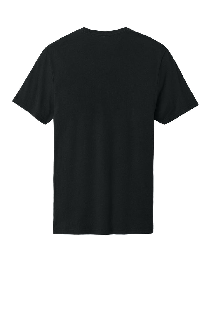 Rear View of DeepBlack Allmade Unisex Recycled Blend Tee AL2300