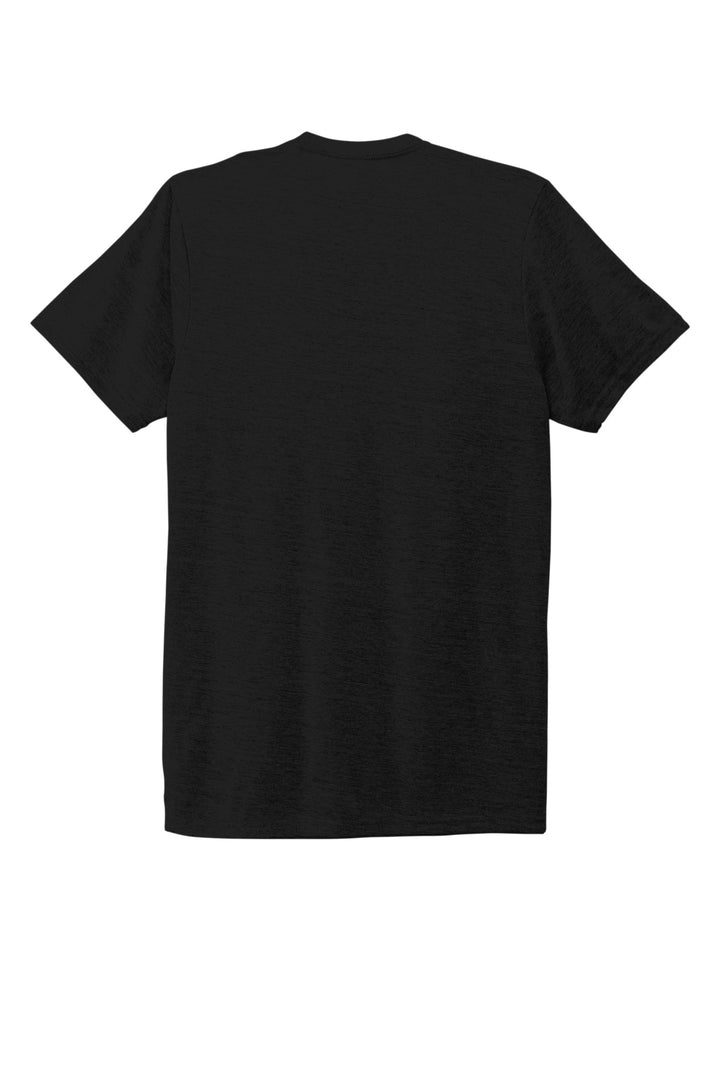Rear View of DeepBlack Allmade Unisex Tri-Blend Tee AL2004