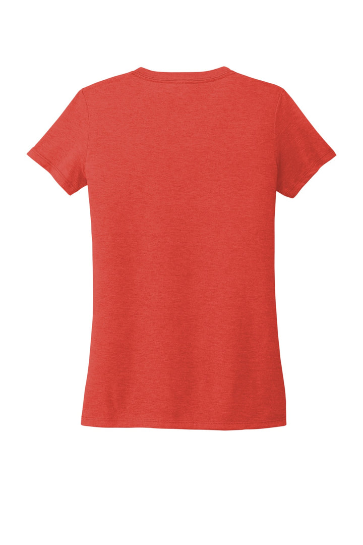 Rear View of DesertSun Allmade Women's Tri-Blend V-Neck Tee AL2018