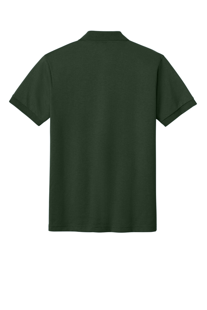 Rear View of Forest Gildan - DryBlend 6-Ounce Jersey Knit Sport Shirt. 8800