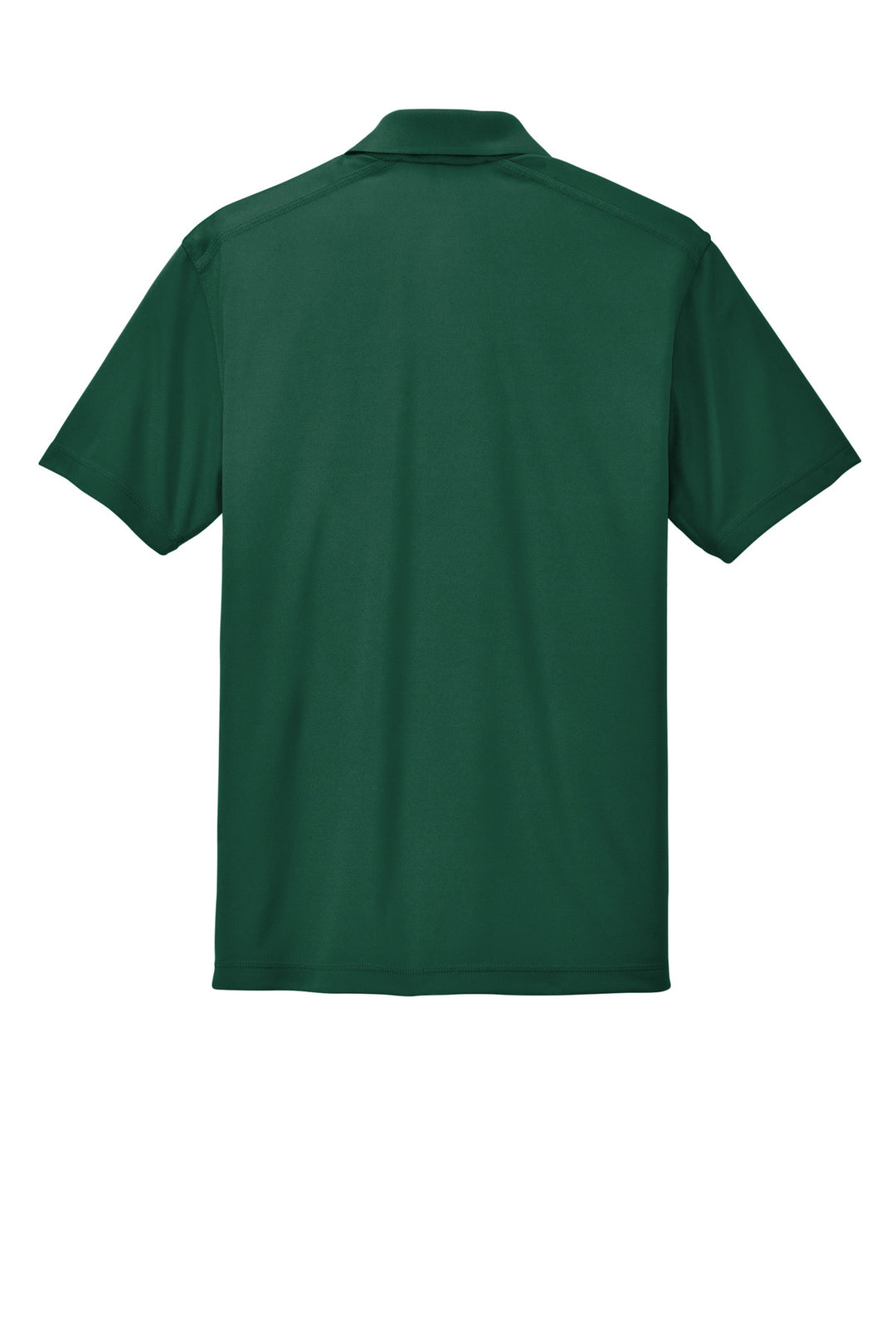 Rear View of Forest Green Sport-Tek PosiCharge Micro-Mesh Polo. ST680