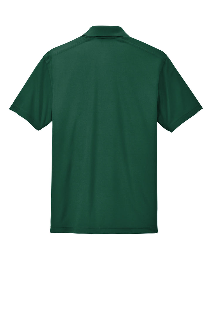 Rear View of Forest Green Sport-Tek PosiCharge Micro-Mesh Polo. ST680