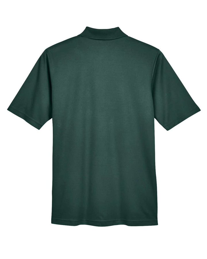 Rear View of Forest Men's Origin Performance Piqué Polo with Pocket - 88181P