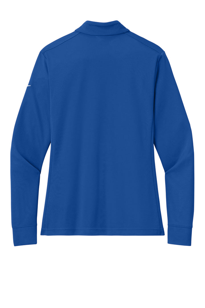 Rear View of GameRoyal Nike Women's Essential 1/2-Zip Cover-Up NKHM7969