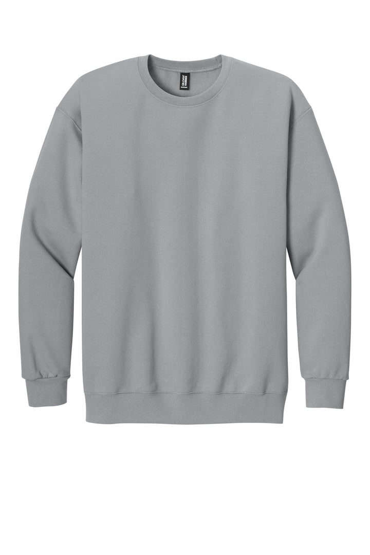 Rear View of Gravel Gildan Hammer Maxweight Crewneck Sweatshirt 19000