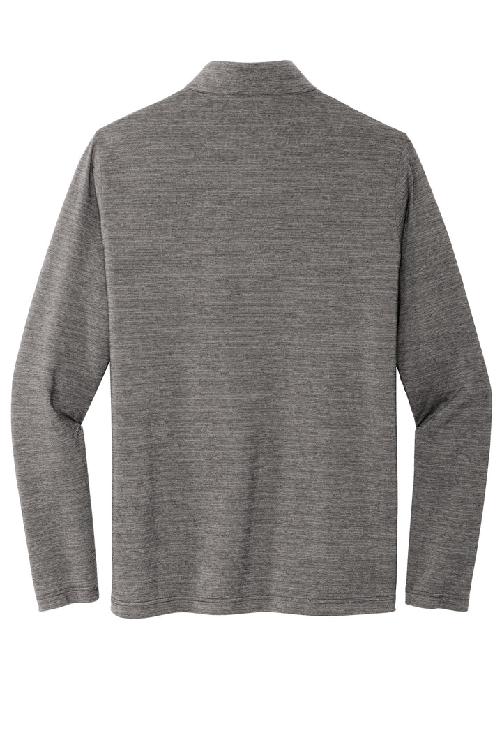 Rear View of GreyHthr TravisMathew Crestview 1/4-Zip TM1MW452