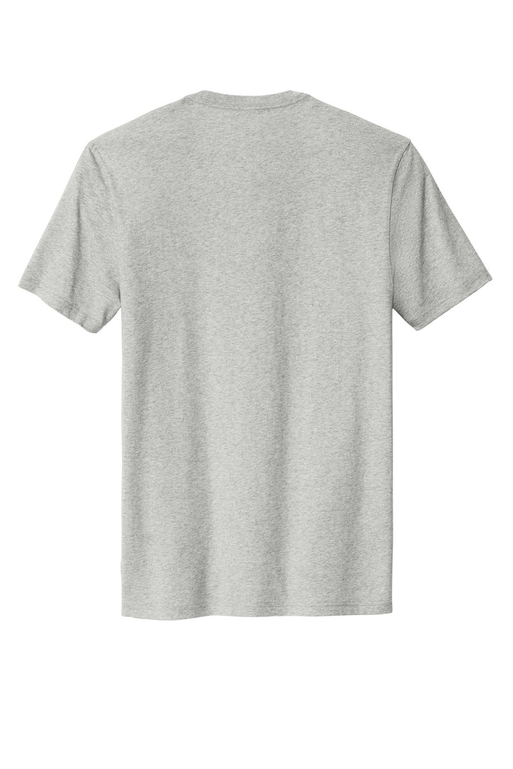 Rear View of GrntGryHtr Allmade Unisex Organic Cotton Tee. AL2100