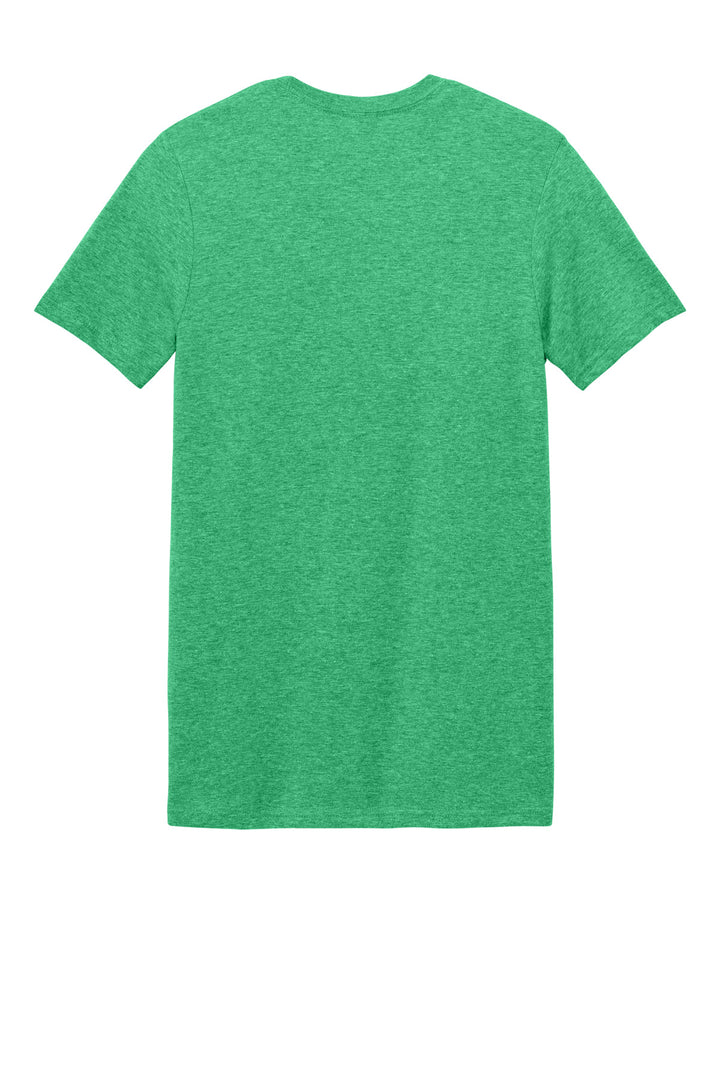 Rear View of Hthr Irish Grn Gildan Softstyle T-Shirt. 64000