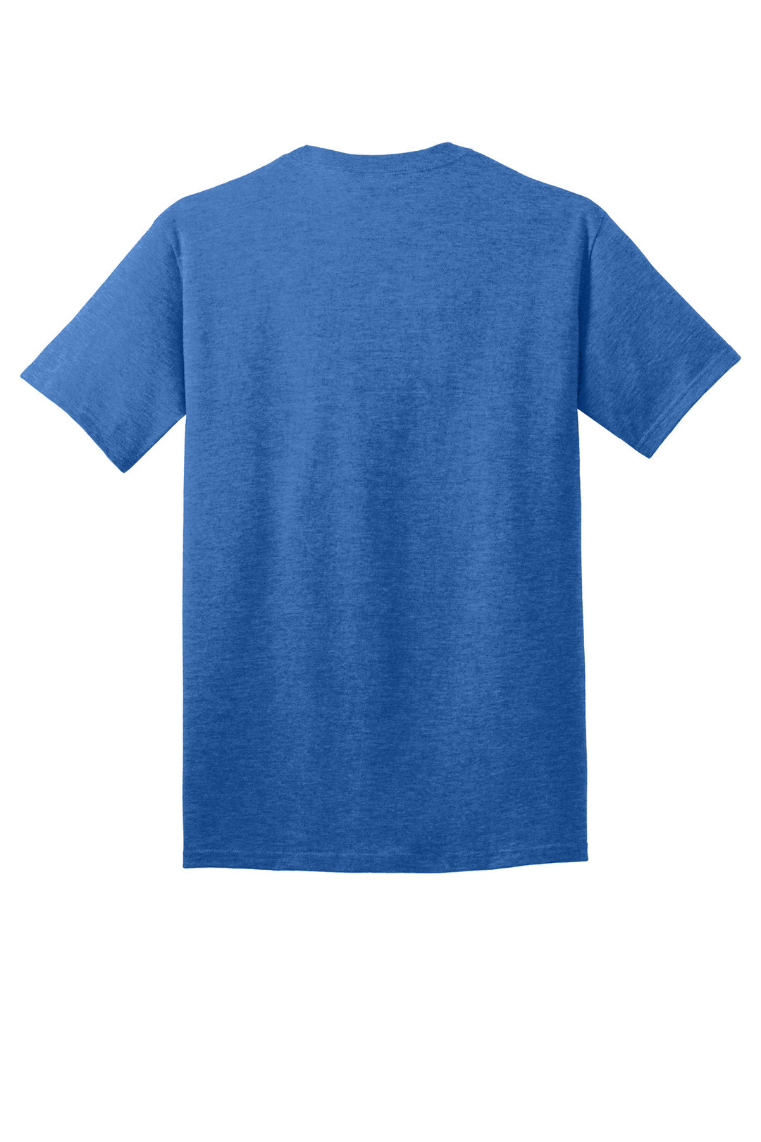 Rear View of Hthr Royal Port & Company - Core Cotton Tee. PC54
