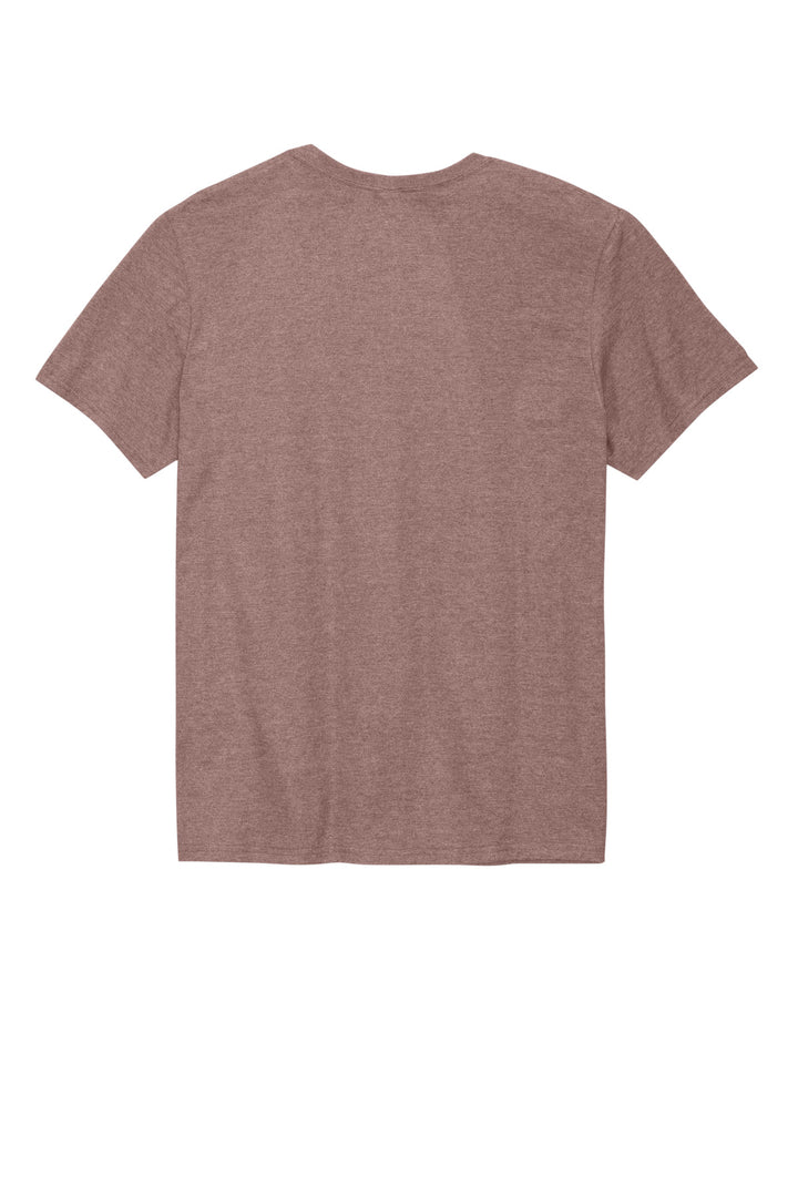 Rear View of HthrMauve Jerzees Premium Blend Ring Spun T-Shirt 560M