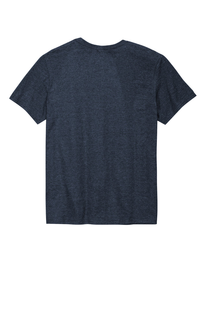 Rear View of IndigoHtr Jerzees Premium Blend Ring Spun T-Shirt 560M