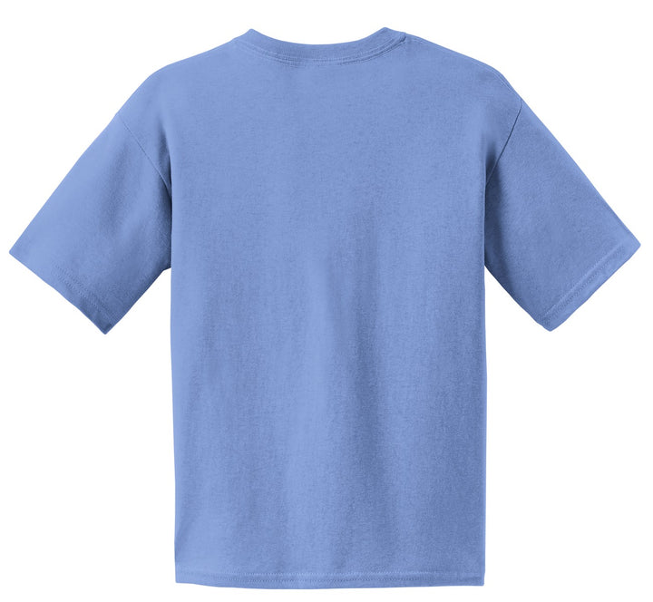 Rear View of Iris Gildan - Youth Ultra Cotton 100% US Cotton T-Shirt. 2000B