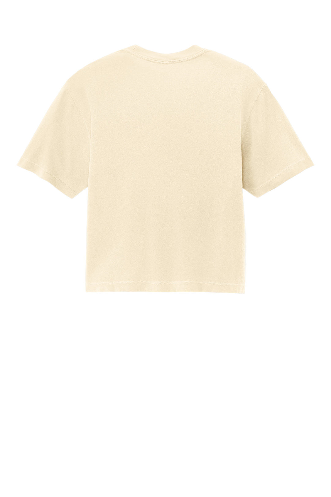 Rear View of Ivory Comfort Colors Women's Heavyweight Boxy Tee 3023CL