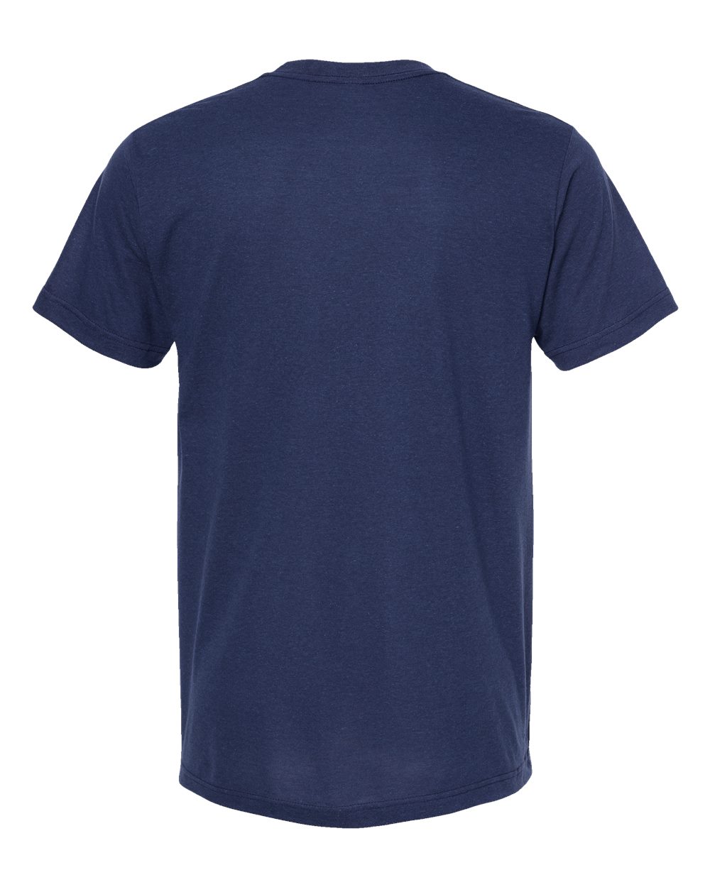 Rear View of Midnight Tri Blend Tri-Blend T-Shirt - 254