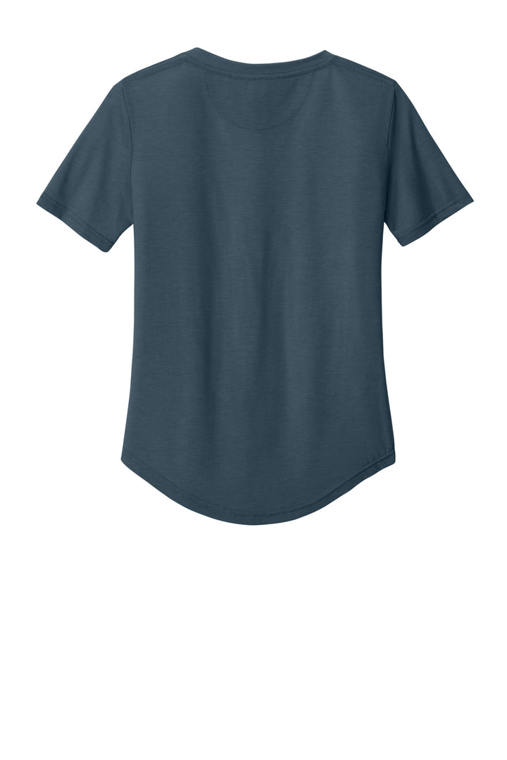 Rear View of MnlitOcnHt tentree Women's TreeBlend V-Neck T-Shirt TTCW5646