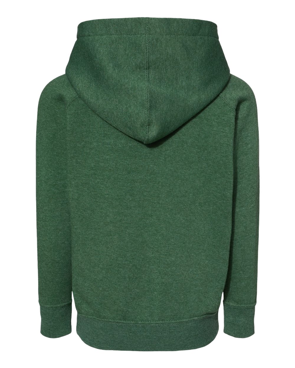 Rear View of Moss Toddler Special Blend Hooded Raglan Sweatshirt - PRM10TSB