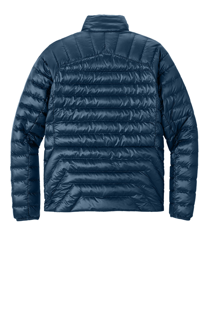 Rear View of NavalBlue LIMITED EDITION Outdoor Research 800 Tech Down Jacket OR322228