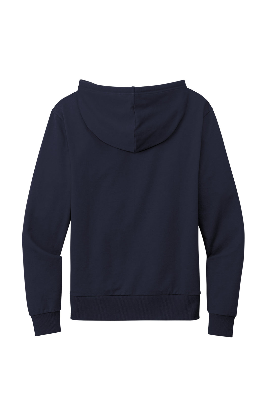 Rear View of NghtSkyNvy Allmade Unisex Organic French Terry Pullover Hoodie AL4000