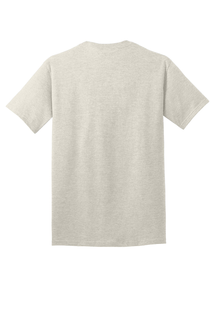 Rear View of OatHthr Port & Company - Core Cotton Tee. PC54
