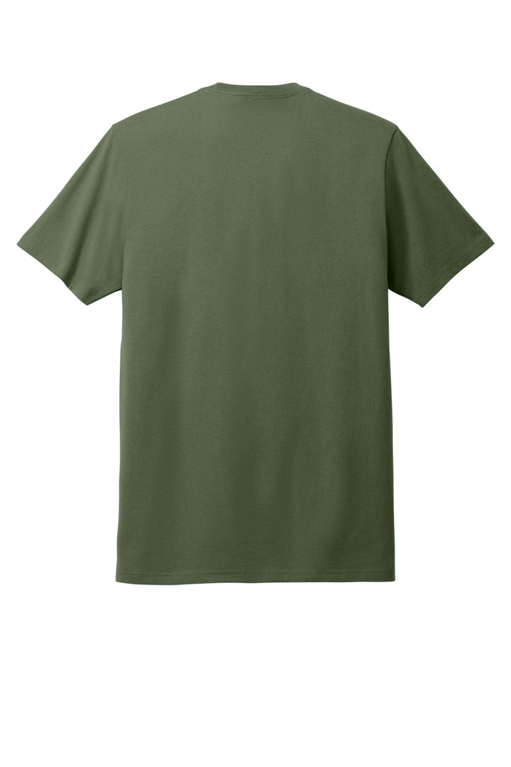 Rear View of OliveYouGn Allmade Unisex Heavyweight Recycled Cotton Tee AL3000