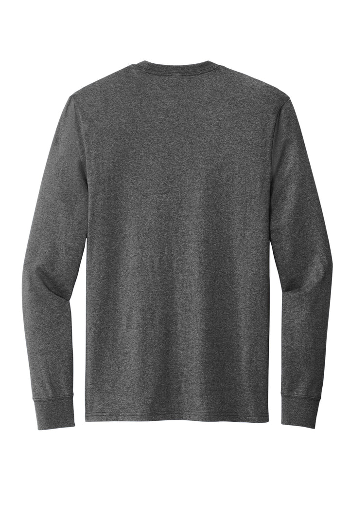 Rear View of RldedChrHr Allmade Unisex Long Sleeve Recycled Blend Tee AL6204