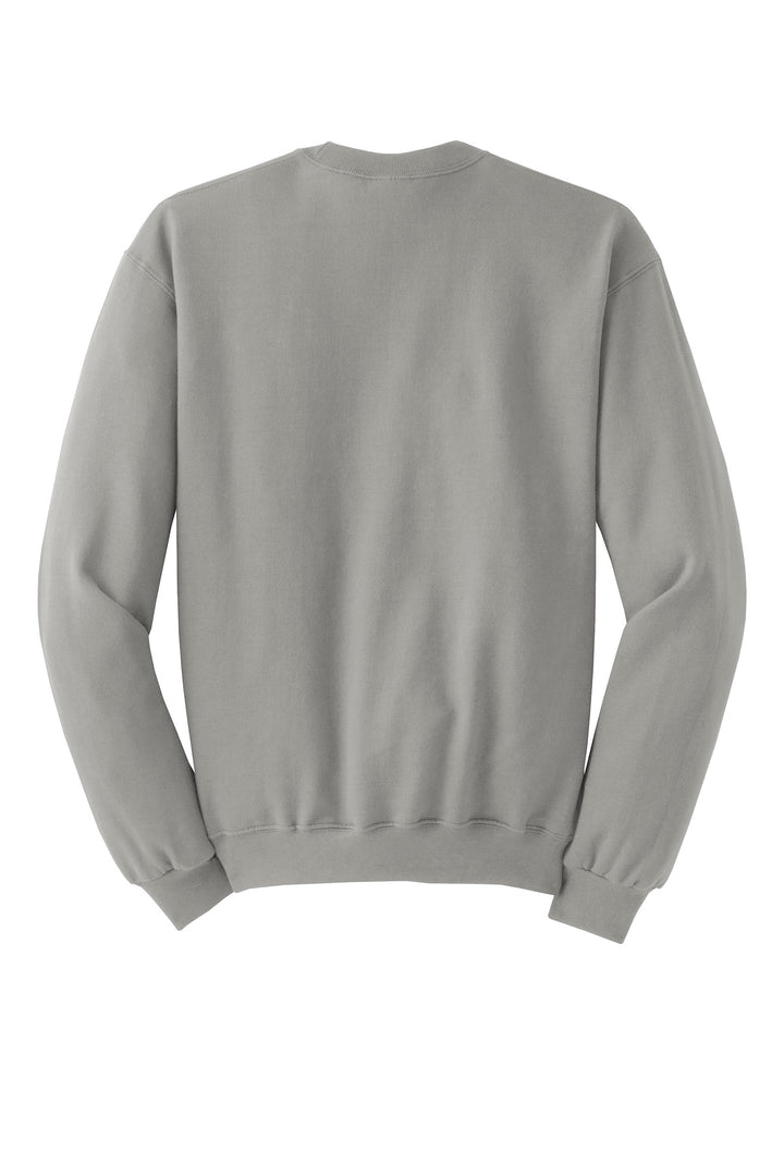 Rear View of Rock Jerzees - NuBlend Crewneck Sweatshirt. 562M