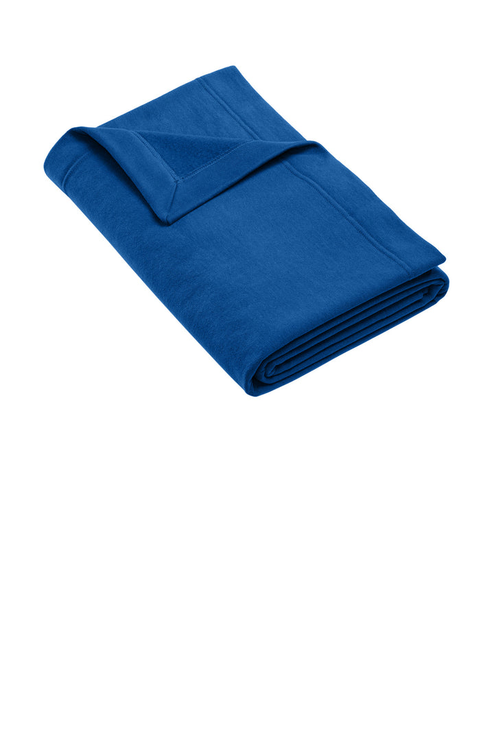 Rear View of Royal Gildan Heavy Blend Fleece Stadium Blanket 18900