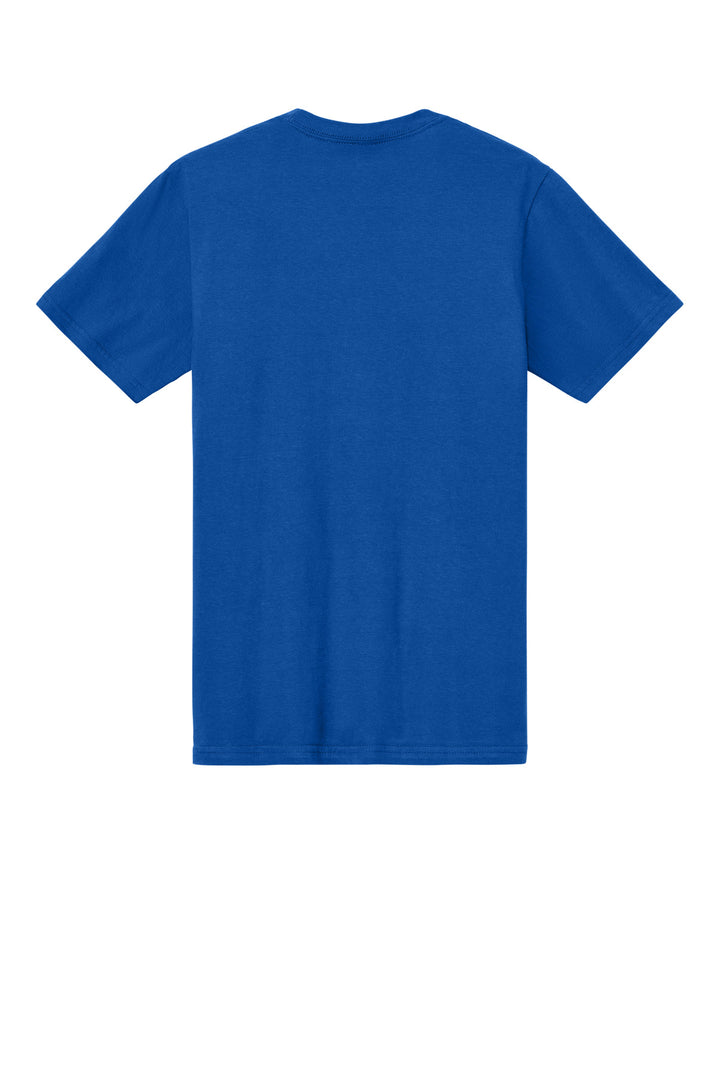 Rear View of Royal Gildan Softstyle Midweight Tee 65000