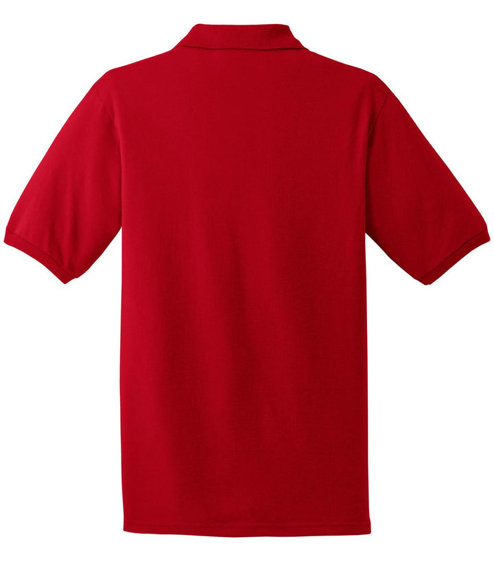 Rear View of Royal Jerzees Dri-Power Sport Shirt. 437M