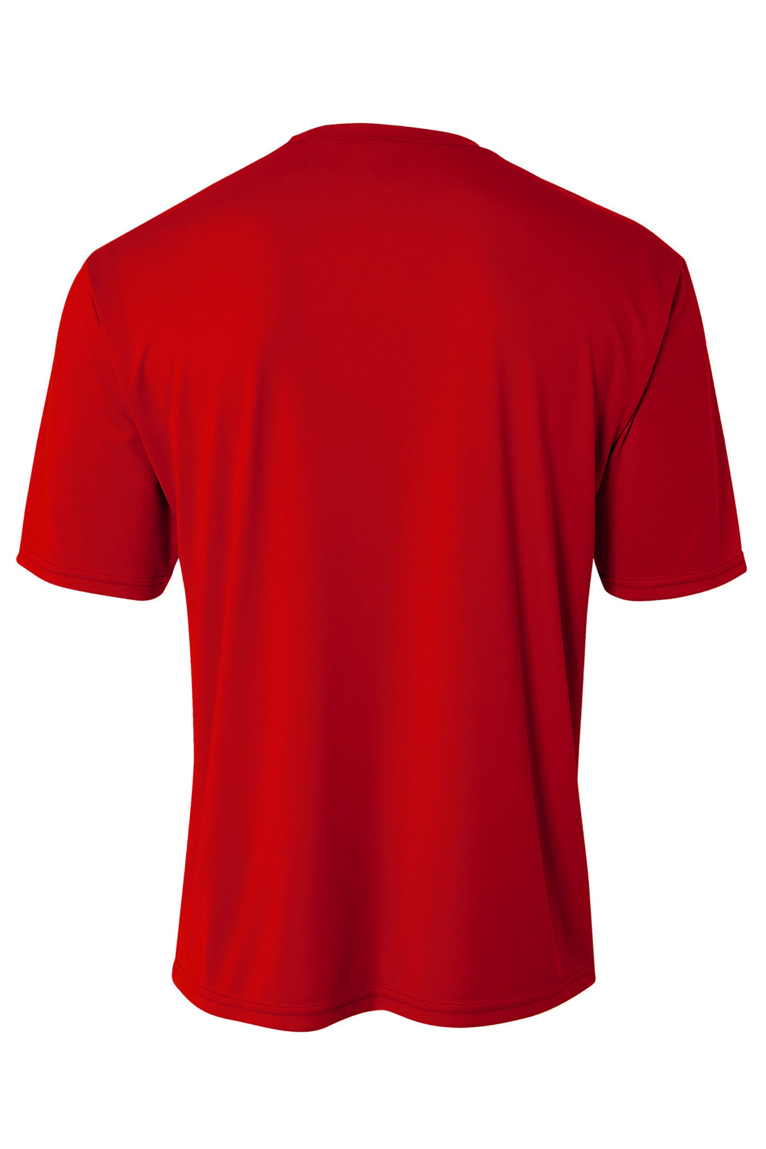 Rear View of Scarlet A4 Youth Cooling Performance Short Sleeve Tee A4NB3142