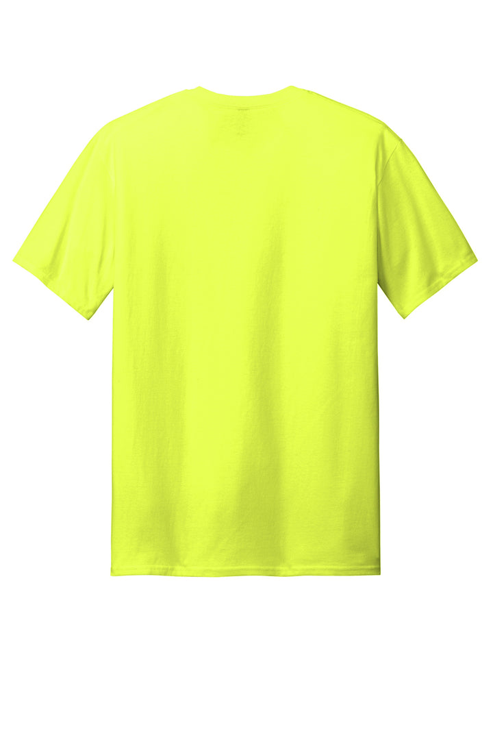 Rear View of SftyGrn Gildan Tall 100% US Cotton T-Shirt 2000T