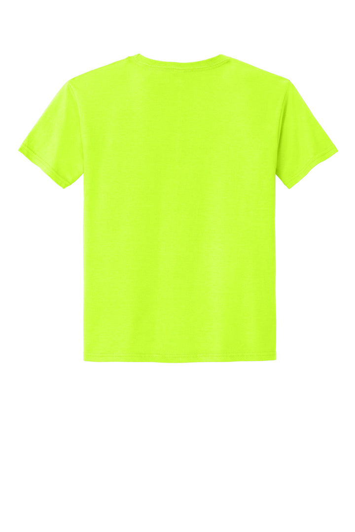 Rear View of SftyGrn Jerzees Classics Youth Cotton T-Shirt 363Y