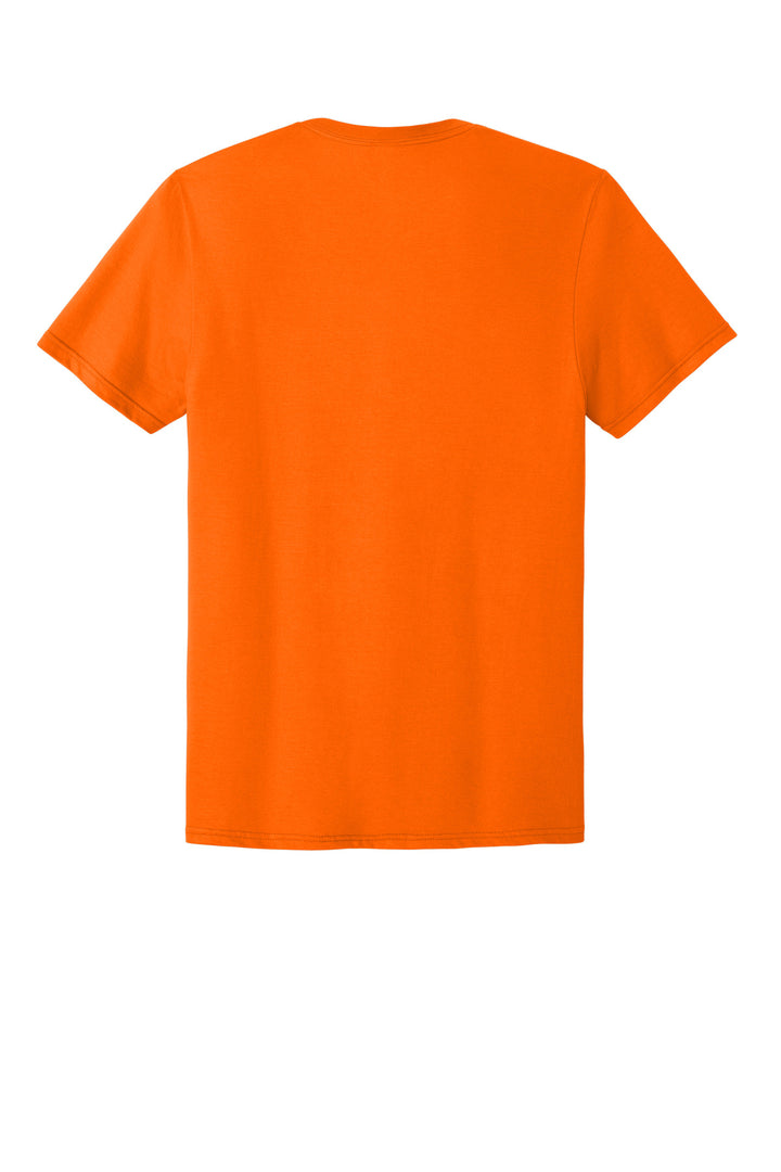 Rear View of SftyOrg Jerzees Classics Unisex Cotton T-Shirt 363M