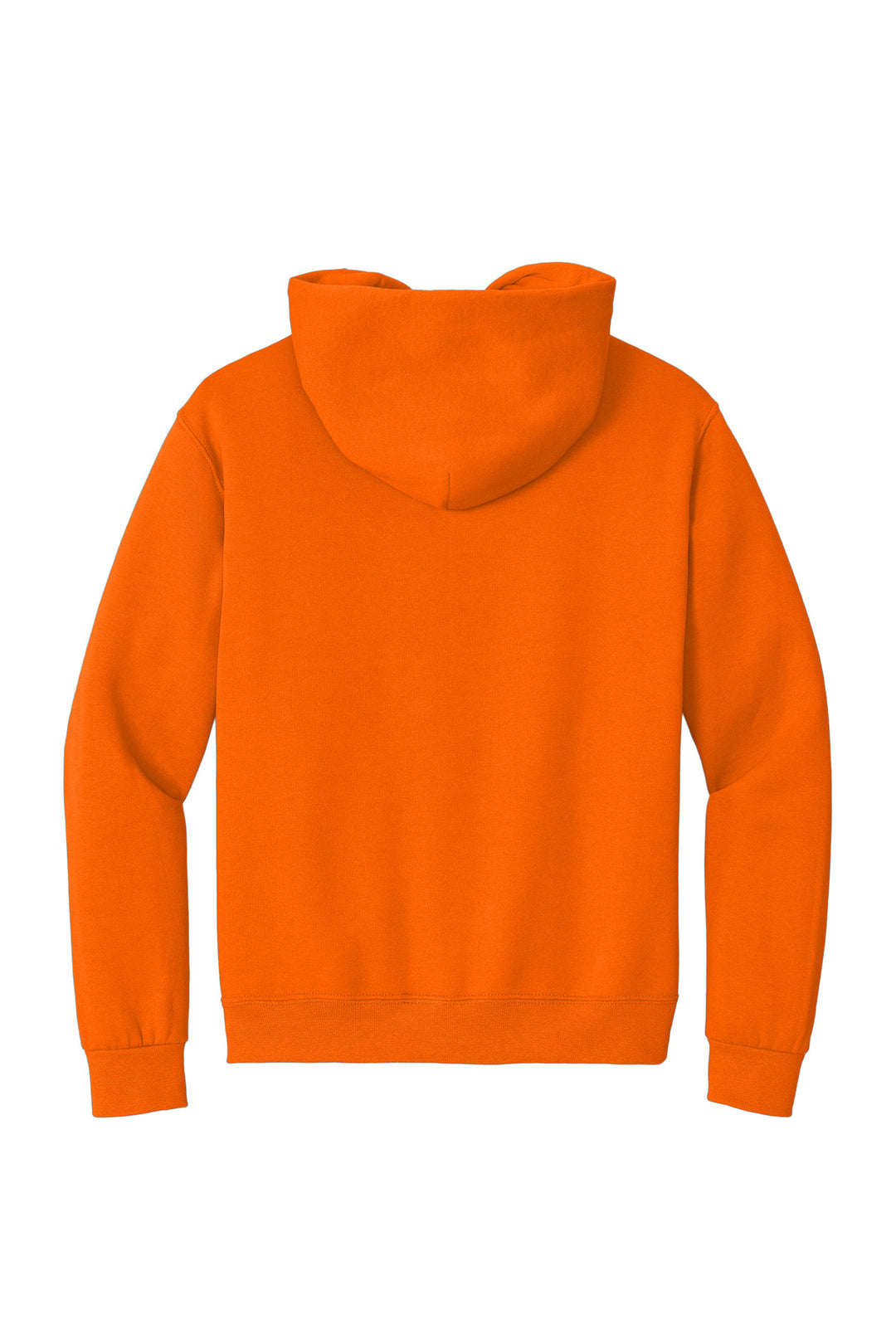 Rear View of SftyOrg Jerzees Super Sweats NuBlend - Pullover Hooded Sweatshirt. 4997M