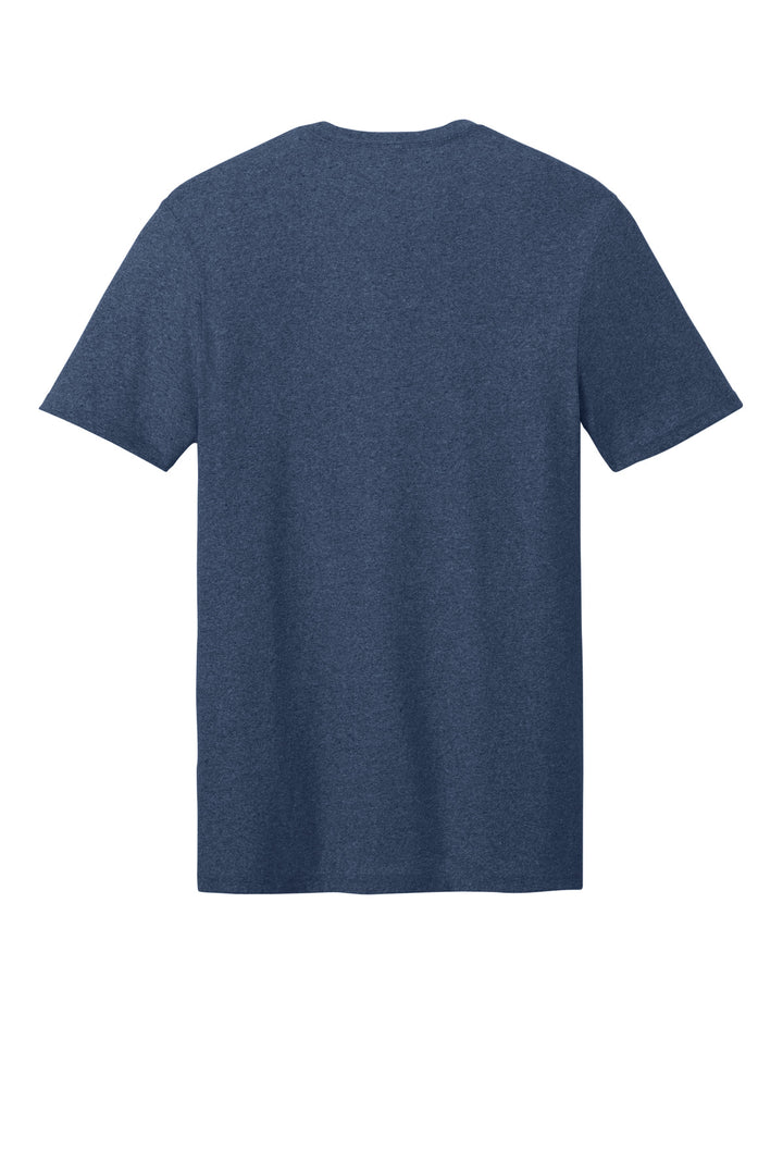 Rear View of SlvgdNvyHt Allmade Unisex Recycled Blend Tee AL2300