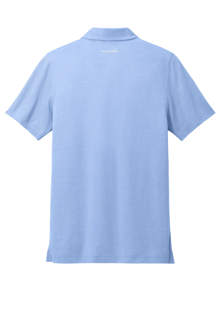 Rear View of StgBluHthr TravisMathew Sunnyvale Polo TM1MAA369