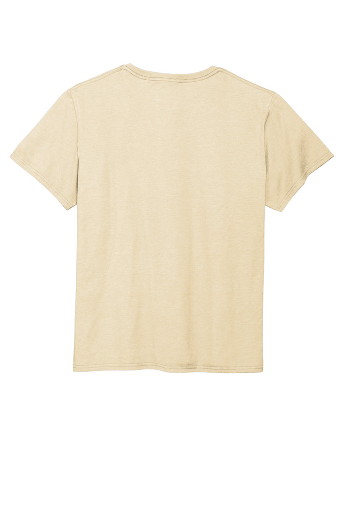 Rear View of SwtCrmHthr Jerzees Premium Blend Ring Spun T-Shirt 560M