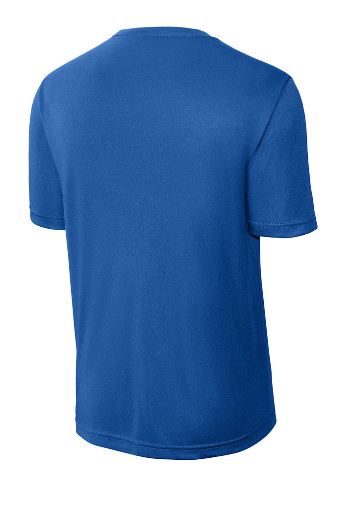 Rear View of True Royal Sport-Tek PosiCharge Competitor Tee. ST350