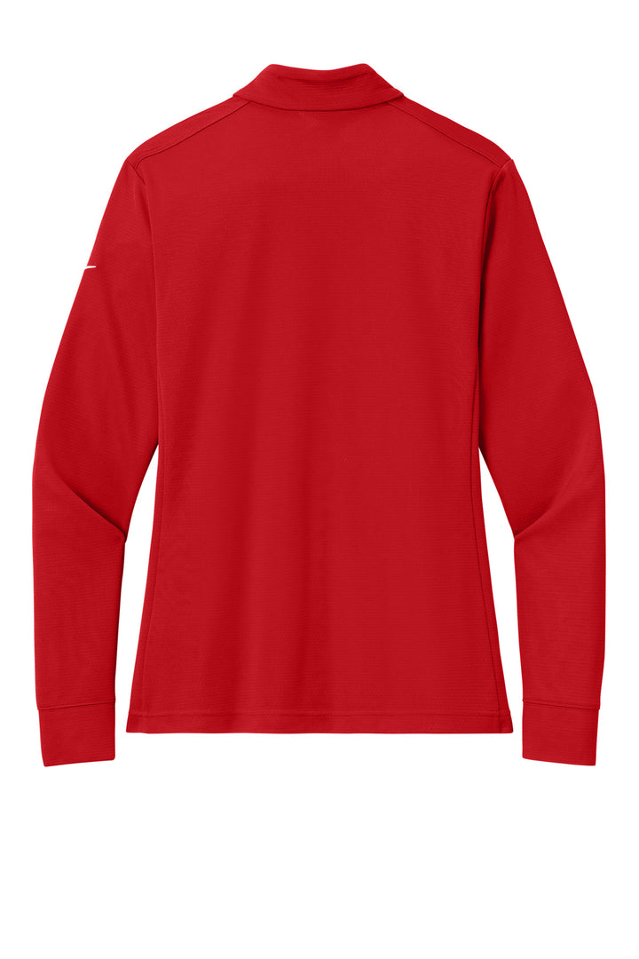 Rear View of UniRed Nike Women's Essential 1/2-Zip Cover-Up NKHM7969
