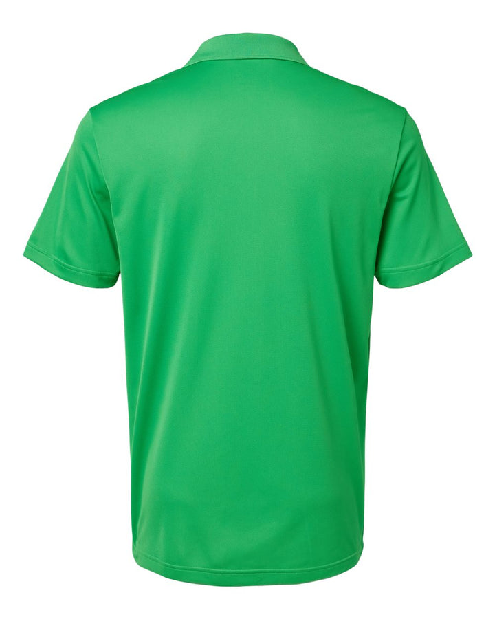 Rear View of Vivid Green Basic Sport Polo - A430