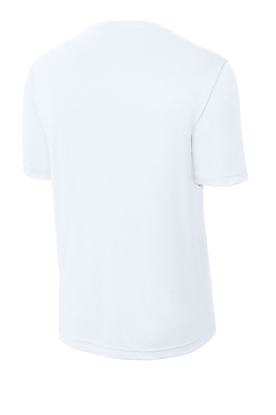 Rear View of White Sport-Tek PosiCharge Competitor Tee. ST350