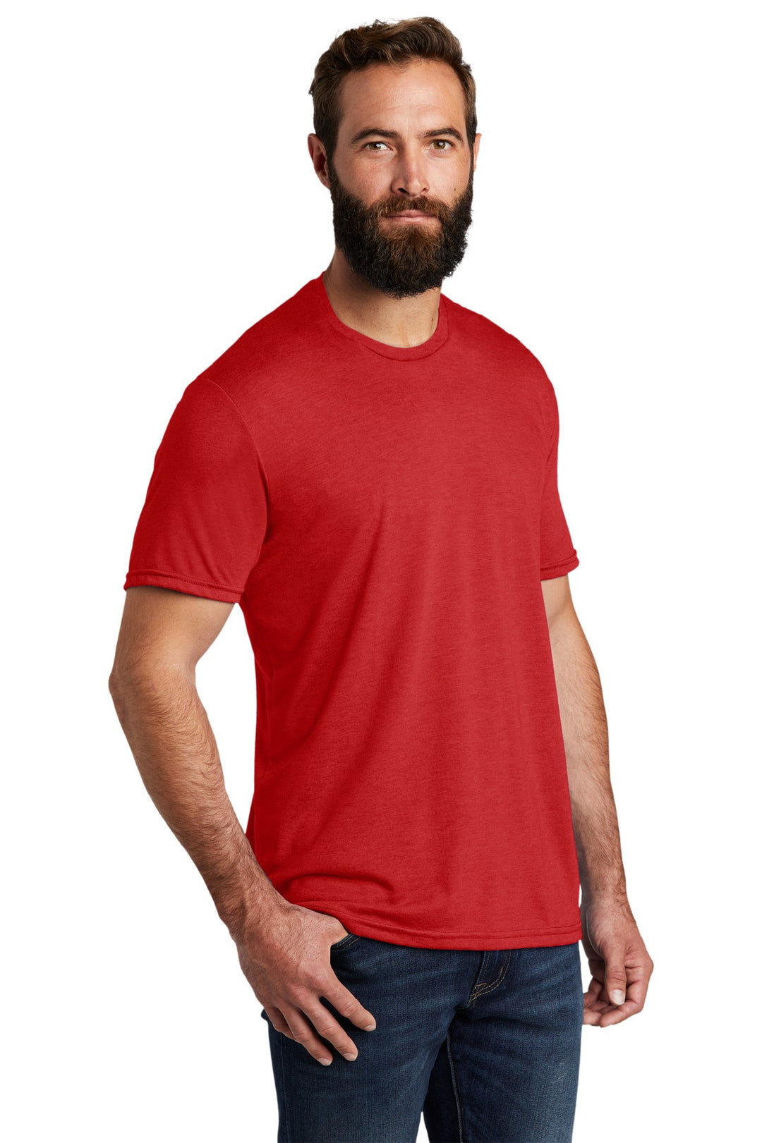 Rise Up Red Allmade Unisex Tri-Blend Tee AL2004