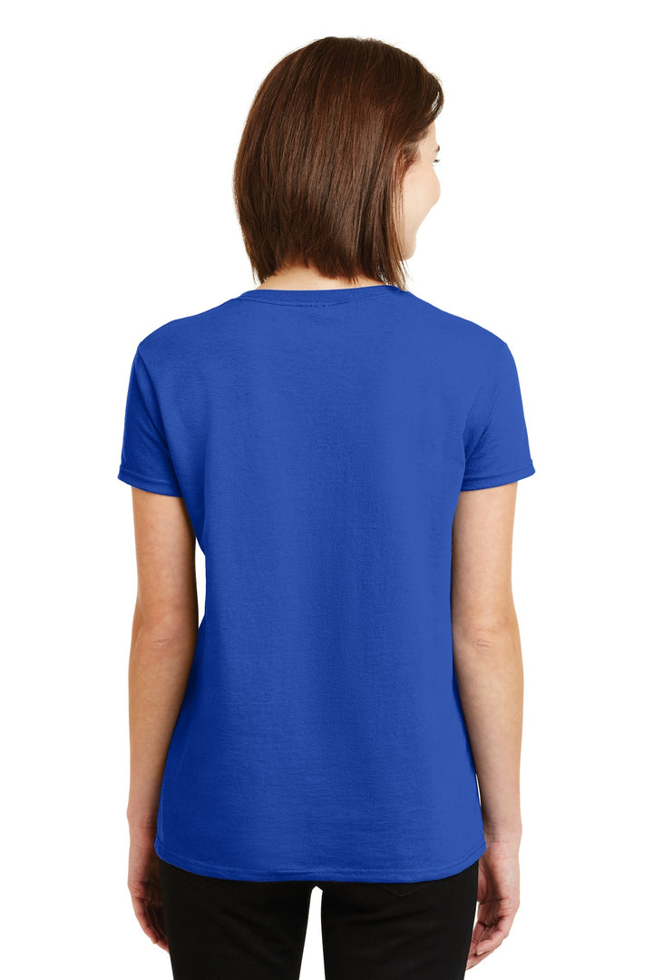Royal Gildan Women's Ultra Cotton 100% US Cotton T-Shirt. 2000L