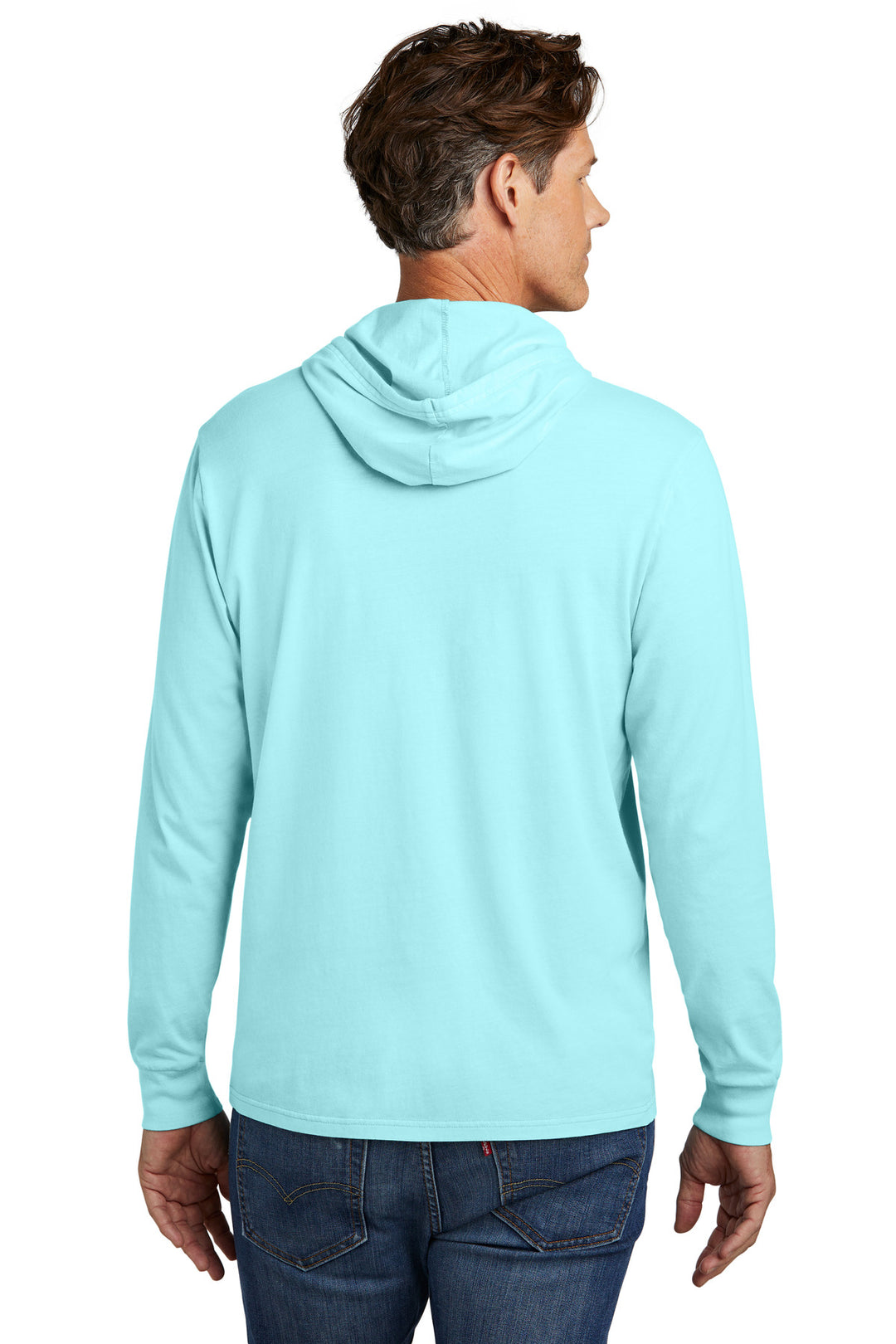 SaltwtrBlu Allmade Unisex Mineral Dye Organic Cotton Hoodie Tee AL6305