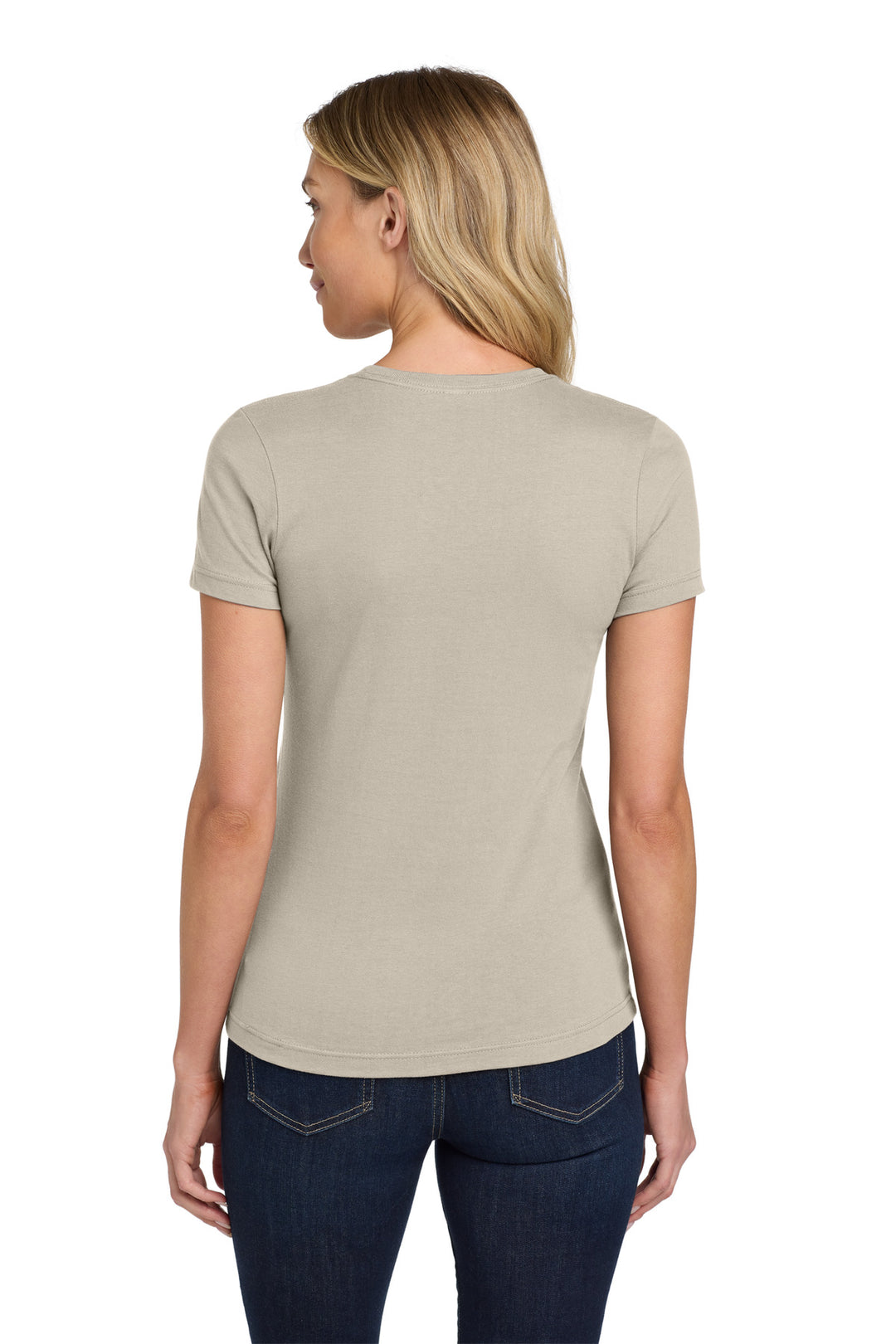 Sand Gildan Softstyle Women's T-Shirt. 64000L