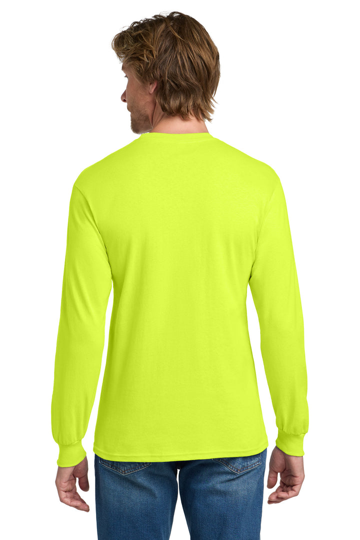 SftyGrn Gildan - Heavy Cotton 100% Cotton Long Sleeve T-Shirt. 5400