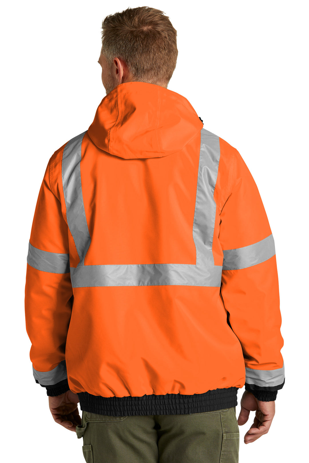 SftyOrg CornerStone ANSI 107 Class 3 Economy Waterproof Insulated Bomber Jacket CSJ500